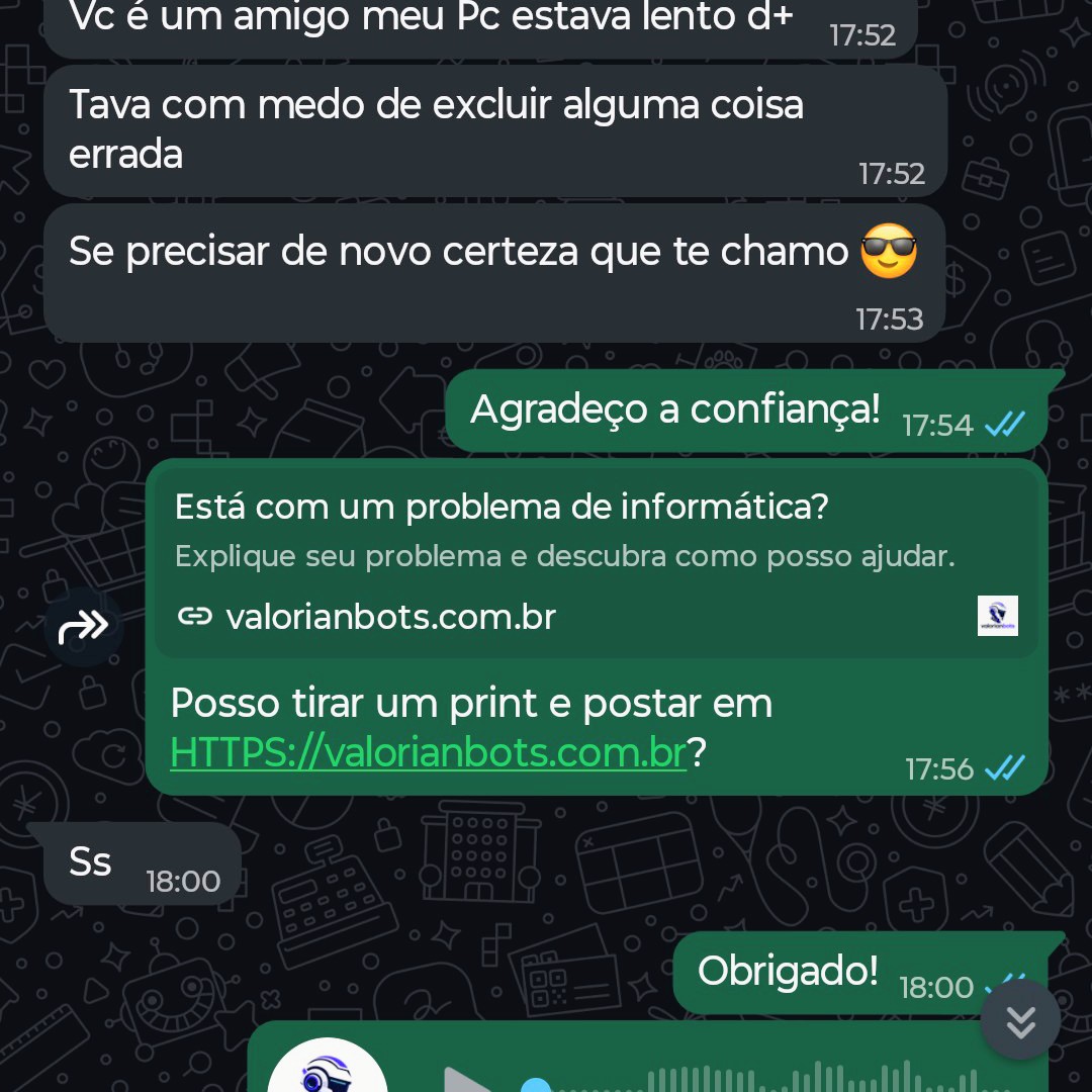 Depoimento de cliente sobre PC lento